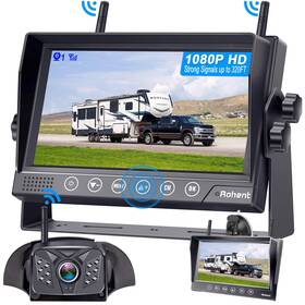 Rohent 751940328319 Rv Backup Camera Wireless Hd 1080p Waterproof Dual Antennas Digital Si