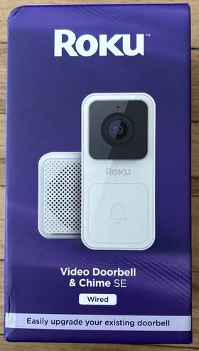 Ds1000r Roku Smart Home Wired Video Doorbell And Chime Se With Motion Night Vision