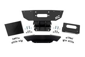 93204 Rough Country Winch Mount For Polaris Rzr Xp 1000 - Bolt-on Install Front Bu