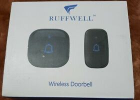 R-mlb-1-k Ruffwell Wireless Doorbell Black With Receiver