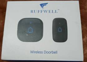X002n3agon Ruffwell Black Waterproof Model C Wireless Doorbell R-mlb-1-k
