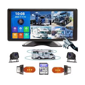 Yxcd104 Rveligacy Touchable Screen 128gb Dvr Dash Cam Audio 10.36 Inch 4k Backup Camera 4 Split