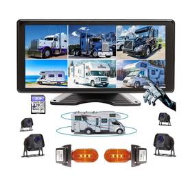 Yxcd106 Rveligacy 6 Split Touchable Screen 128gb Large Audio 1080p Image 10.36 Inch Monitor Bac