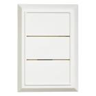 90489357122 S-3209 Hampton Bay Wired Door Chime Receiver White