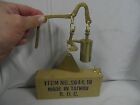 S646.18 Unknown Brass Shopkeepers Above Door Single Bell Brand New Factory Packed