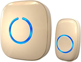 Sado Tech Wireless Doorbells For Home Doorbell With Led Flash Beige
