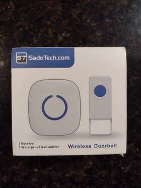 Sadotech 798154090724 Wireless Doorbell Black