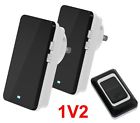 Safebao Plug-in Wireless Doorbell Push Button Waterproof Door Chime With 36 Chi 709818613265