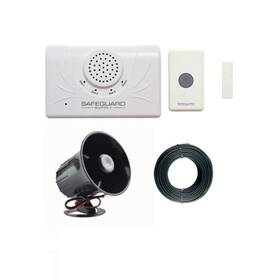 Safeguard Supply 719243610821 Extra Loud Doorbell- 120db Door Buzzer For Business Entry -