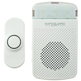 Safeguard Supply 719243611040 Plug In Doorbell - Dependable 3/4 Mile Long Range Wireless Adjusta