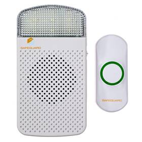 Lra-d1000s Safeguard Supply Long Range Wireless Door Chime Kit With 18 Tunes For Hearing Impaired Use