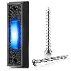 Sl0207 Saillong Lighted Doorbell Button Wall Mounted Garage Door Switch With Bule Led Light