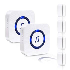 Sanjie 682228238306 Door Chime Wireless Sensor Alert Chimes For Business Home Wi