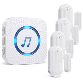 Sanjie 797550524246 Door Chime Wireless Chimes When Opens Entry Alarm For Home/b