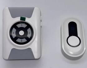 Cc23wh-db19wh-bt Sanjie Wireless Caregive Pager 1 Chime Push Button