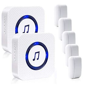 Sanjie Door Chimes When Opens For Home Alarm With Chime
