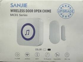 Mc01 Sanjie Wireless Magnetic Door Chime Alarm Tone Sensor White By