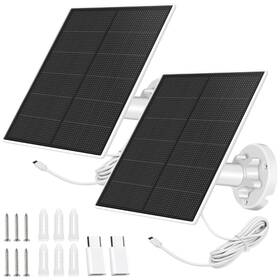 Sankaba-000010 Sankaba Solar Panel Charger For Security Camera Outdoor 5w Panels Wi... Fast Ship