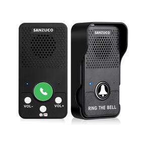 Znn-d10bk Sanzuco Doorbells Hands Free Wireless Doorbell Intercom Upgrade Waterproof Full Dup