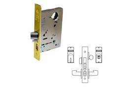 824303 Sargent 8200 Series 8243 Apartment Corridor Lockset Body Bright Polished Brass