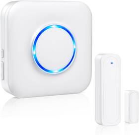 Satisure 445040211239 Door Chime Wireless Open Contact Sensor Alarm With 600 Ft R