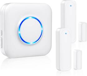 Satisure 711181163261 Door Chime Wireless Open Contact Sensor Alarm With 600 Ft R