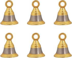 Glae8812 Satvik Store Set Of 6 Mediuml L Sacred Echoes Metal Jingle Bells With Size 2