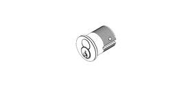 20-061c Schlage Commercial 1-1/2 Inch Fsic Mortise Cylinder C Keyway Satin Chrome