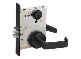 L9050p06b622 Schlage Commercial Entry/office Mortise Lock C Keyway 06 Lever B Rose Black