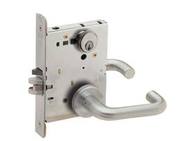 L9056p Schlage 03a 630 Is-occ Mortise Lock Satin Stainless Steel