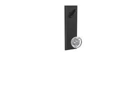 Fct59-hob-622-add Schlage Residential Hobson 3/4 Inch Inside Trim For Handleset/entrance Knob Black
