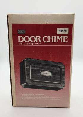 125-8117-02 Sears Vtg Door Chime For Doorbell 2-note Model 6970 New