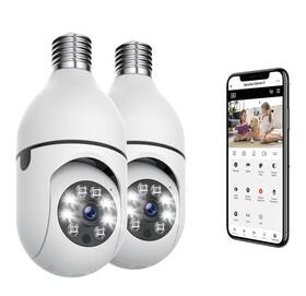 Rg3092399 Seblinrc Smart Security Light Bulb Camera Wifi 355 Pan And 95 Tilt E27 Socke