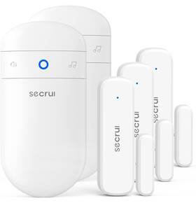 D037x3 Secrui Door Chime With Adjustable Volume Wireless Entry 2 Receivers 3 Sensors