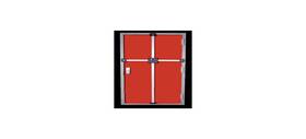 4840b-ttbg-37 Securitech 4800 Mp Series 4-point Police Lock Ttbg Aux For 3ft X 7ft Door