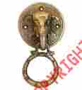 Sg-aligh-014 Handmade Elephant Head Door Knocker 6 Antique Look Cast Solid Brass Rustic Doorknockers
