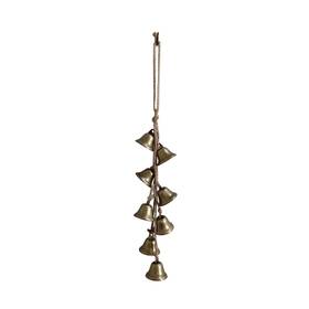 241028 Shengyiyisheng Witch Bells For Door Knob 16.5 Inch Boho Hanger Wind Chimes Protection Witc