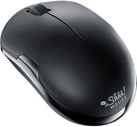 Shhhmouse 355 Black Wireless Silent Optical Mouse With Usb Receiver And Batteries Co