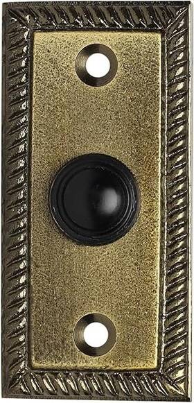 D-5010 Skandh Iron Doorbell Chime Push Button Antique Brass Powder Coated Vintage Decorativ