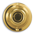 Sl-913-02 Heathco Llc Wired Push Button Round Brass Finish