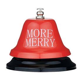 Slant Collections 195002421059 Christmas Service Desk Bar Office Ring Bell 3.5 Inch W X 3.2