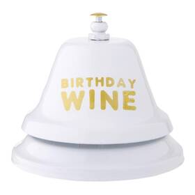 R1678 Slant Collections Gift Call Service Desk Bar Office Ring Bell 3.5 Inch W X 3.25 H Birthday Wine