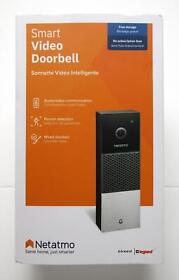 Smart Video Doorbell By Netatmo 2 Way Audio Hd 1080p Person Detection Night