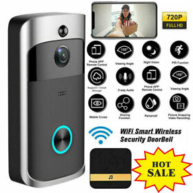 Smart Wireless Wifi Doorbell Intercom Video Camera Door Ring Bell Chime Security
