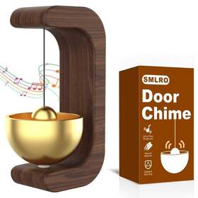 Dc001 Smlro Shopkeepers Bell For Door Opening - Brass Magnetic Chime With Loud Jingl