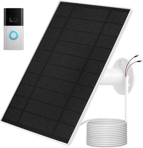 Solar Panel 313054935977 Ring Doorbell Charger Compatible With Video 3/3 /4 Battery