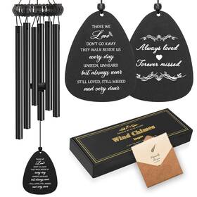 Wc-250329 Soopau Sympathy Gifts For Loss Of Loved One 30 Inch Metal Memorial Wind Chimes