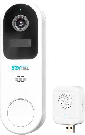 Sovmiku 313115022073 Vicohome Db3 2k Smart Video Doorbell With Chime Home Security Battery Camera Wi