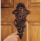Sp1328 Winthrop Manor Greenman Iron Door Knocker Cast Wall Decor Greek