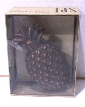 30776 Spi Decop Hardware 725739048368 Pineapple Hidden Doorbell Collection Solid Brass #30776